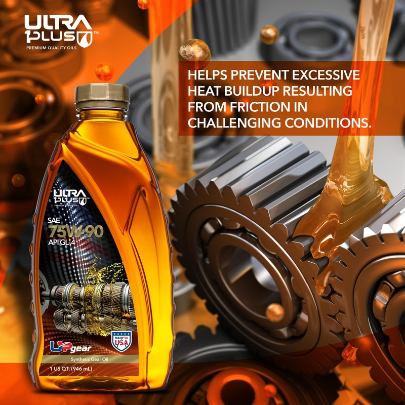ULTRA 1PLUS SAE 75W-90 Synthetic Gear Oil, API GL-4 (5