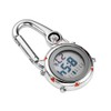 Multifunctional Luminous Clip On Carabiner Watch Mini Quartz Watch Compass