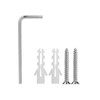 WallMounted Hair Dryer Holder Hairdressing Blower Bracket Bathroom Shelf Storage