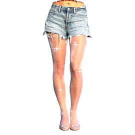 Millennials In Motion Shiny Sheer Nude Sparkly Tights Glitter Shimmer Pearlescent Pantyhose Silver Sparkle Skin Colored Leggings Holiday Decorative Taylor Thin Stockings