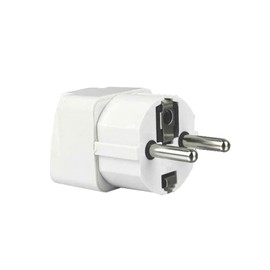 H52CS Travel Adapter for EU - UK/USA to EU Socket Adapter, Worldwide Compatible for US/UK/China to EU Plug, Ideal for Devices with German Plug