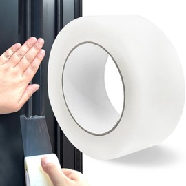 ECOHomes Window Sealing Tape (2 Inch Wide) - Clear Weather Stripping Window Seal That Stops Draft from Entering Through Gaps, Windows AC Tape Prevents Warm Air Entering & Keeps Cold Wind Away 180 Ft