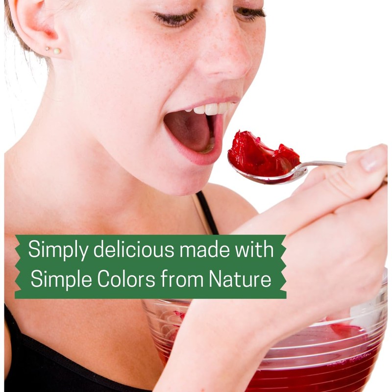 Simple Mixes Natural Gelatin Dessert, Orange, Healthy Snack, Dye-Free, Lactose-Free,
