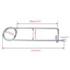 Steel Brooch Shape Cotter Safety Pins Spring Pin， Quick Lock