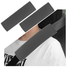 2PCS Car Seat Belt Pads, Safety Belt Cover (Gray)