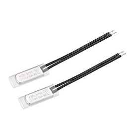 sourcing map Pack of 2 thermal switches N.C KSD9700 thermostat 90°C normally closed temperature controller 10A metal bimetal
