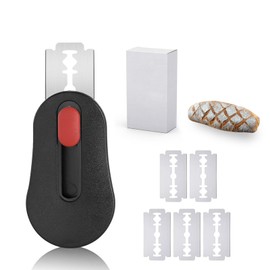 meiguihai Magnetic Bread Lame Dough Scoring Tool, Extractable & Magnetic Bread Lame Dough Scoring Tool,Retractable Magnetic Bread Lame Dough Scoring Tool,with 6 Razor Blades