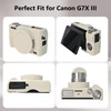 MUZIRI KINOKOO Soft Silicone Case for Canon G7X Mark III
