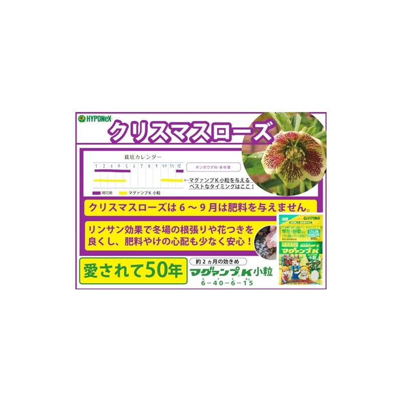 Hyponex Maguamp K, Small 17.6 oz (500 g)