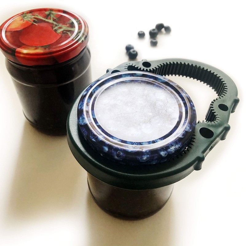 Jar Opener and Bottle Opener Ring, Multifunctional Jar Opener for