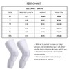 PISIQI Knee Compression Pads Long Leg Sleeve Brace Protection for