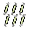 Lyxheth 6PCS 28mm 29mm 6614F Festoon LED Car Bulb, Car