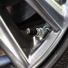 GRAPHICS & MORE Green Camouflage Tire Rim Wheel Aluminum Valve Stem Caps