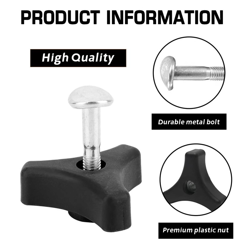 Lawnmower Handle Knobs, Nut Bolt, Universal Lawnmower Handle, Lawn Mower