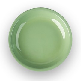 SALZKAMMERGUT KERAMIK Wersin, Sage Green Glossy, Soup Plate, Diameter 22 cm, Handmade in Austria