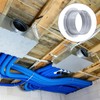 PATIKIL Duct Connector Flange, 4 Inch, 4 Pack Straight Pipe