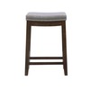 Linon Home Décor Kingston Rustic Backless Counter Stool,