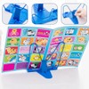 ZOKJSW Reading Stand (Blue, 1 Reading Stand) with Metal Bracket