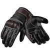J.A.G. Guantes de Piel para Moto con proteccin de Nudillos