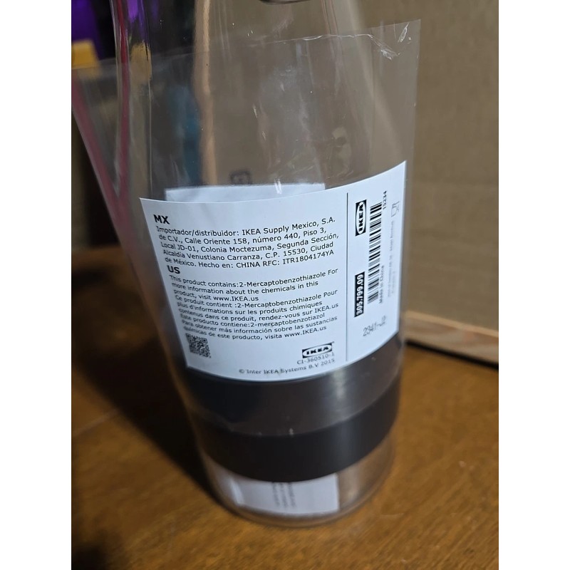 Ikea Korken, Jar With Lid, Clear Glass 2.1 qt