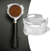 54mm Dosing Funnel Aluminum Alloy Rotatable Coffee Powder Dosing Ring