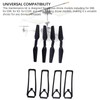 Drfeify Folding Drone Replacement Parts Propeller Protective Covers with Charging