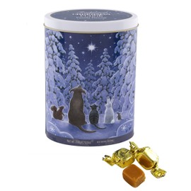 Gardiners of Scotland Vanilla Fudge Caramel Gift Tin, Christmas Star Gazers, 8.8 Ounce