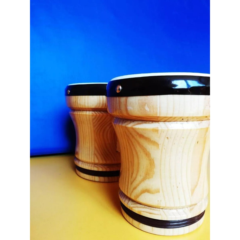 Didakta Bongo Doble Grande De Madera Infantil, Musical 34x17.5x17