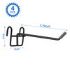 FIMXSD 4 PCS Heavy Duty Metal Hooks with Rubber Cover