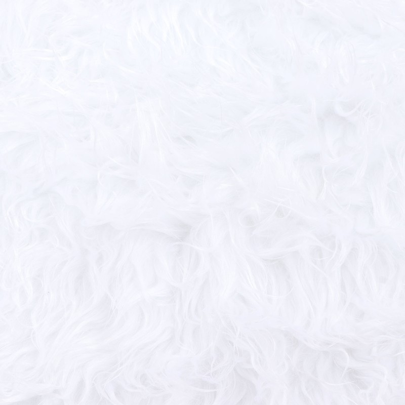 35.4in Christmas Tree Skirt White Fine Workmanship Soft Thick Fluffy