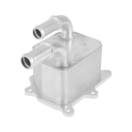 HEROFFIX Engine Oil Cooler for Ford Edge 07-09 V6 3.5L Transmission Oil Cooler Trans Cooler No.7T4E6A642DA/7T4E-6A642-DA Aluminum Alloy Silver Tone 1 Pcs Car