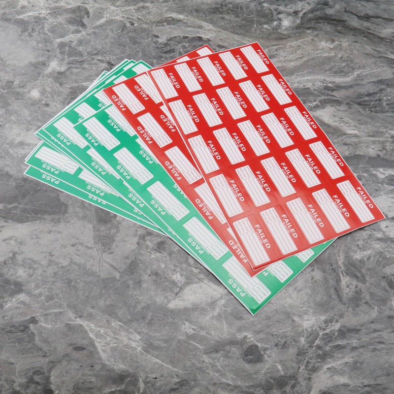 OTOTEC 550pcs PAT Test Stickers PAT Test Labels (500pcs Passed