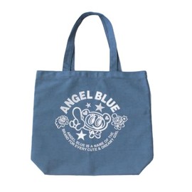 Angel Blue Denim Tote Bag