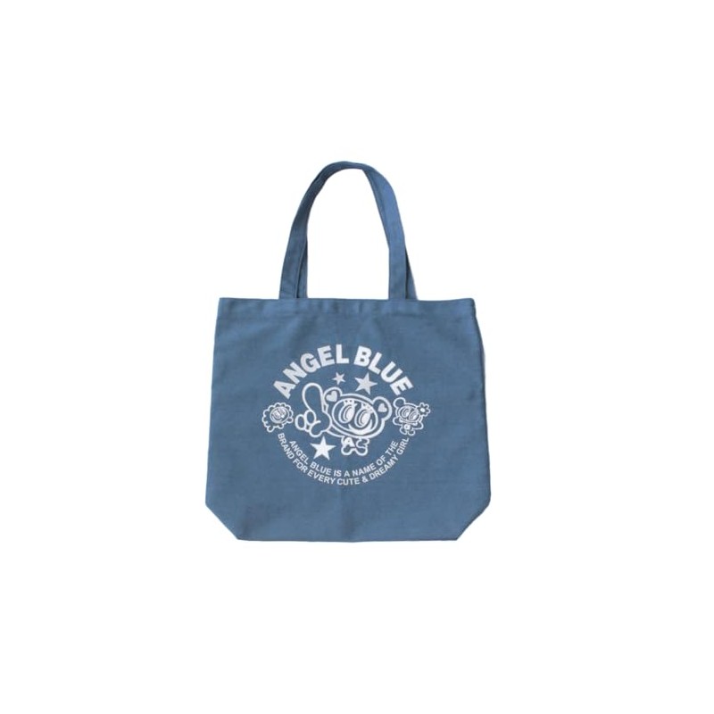 Angel Blue Denim Tote Bag
