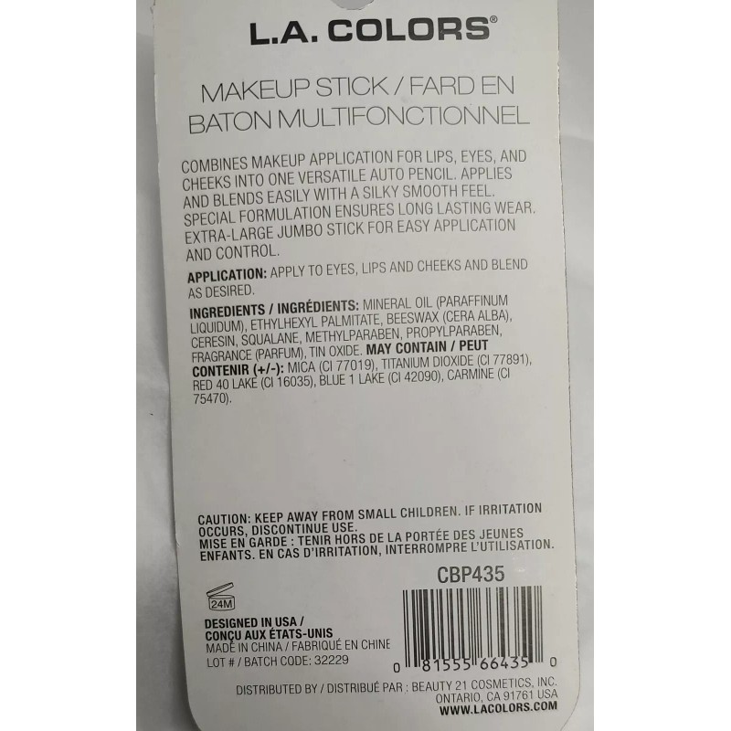 Eyeshadow Set of 3 - L.A. Colors - Makeup Stick