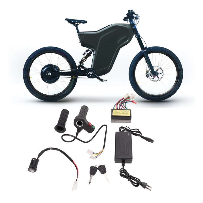 24V Brushless Motor Speed Controller Kit with Throttle Grip for