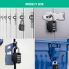 Combination Lock Resettable 4 Digit Padlock with Combination, AIHYTU Waterproof