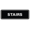 Standard STAIRS Sign - Black - Large