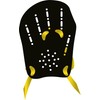 CRESSI Aqua Energy Swim Paddles, Unisex Adult, Black/Yellow, M