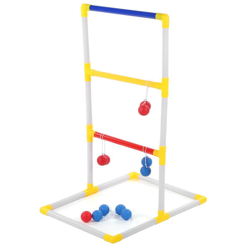 Portable Ladder Ball Toss Game Set Indoor Outdoor Patio Backyard