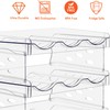 Baosia Stackable Wine Rack,Wine Bottle Holder for Inside Cabinet,for Pantry,Refrigerator,Countertop