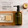 MAISONOVO Soap Dispenser 2-Piece Set | 16.9oz Green Bottles with