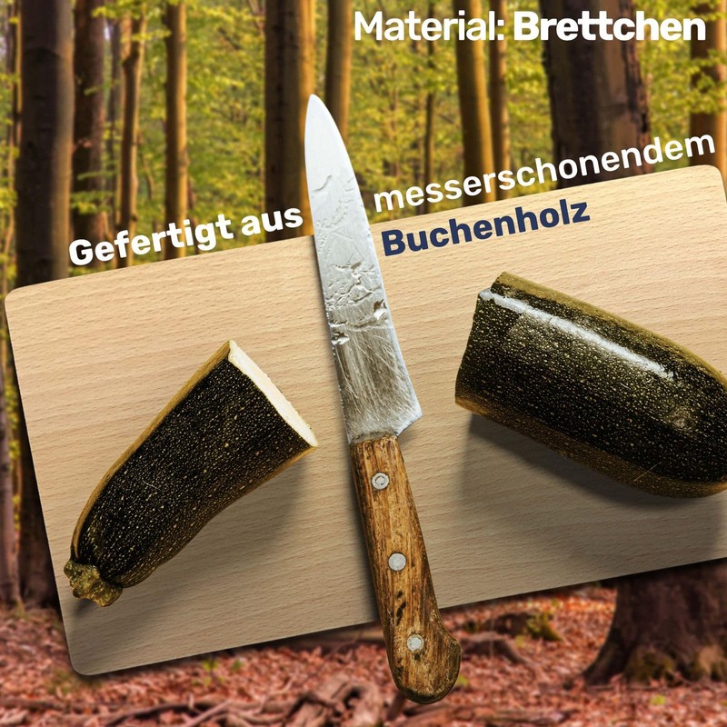 Gravidus Breakfast Board Made of Beech Wood, 3