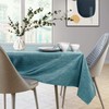 AmeliaHome Tischdecke oval 140x180 cm Tischtuch Tafeldecke Fleckschutz Lotuseffekt Abwaschbar