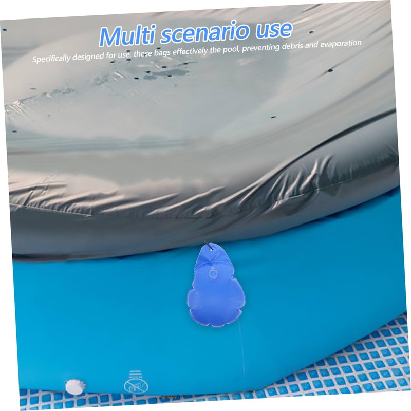 Mipcase 8pcs Pool Cover Weights PVC Water Bags for Above