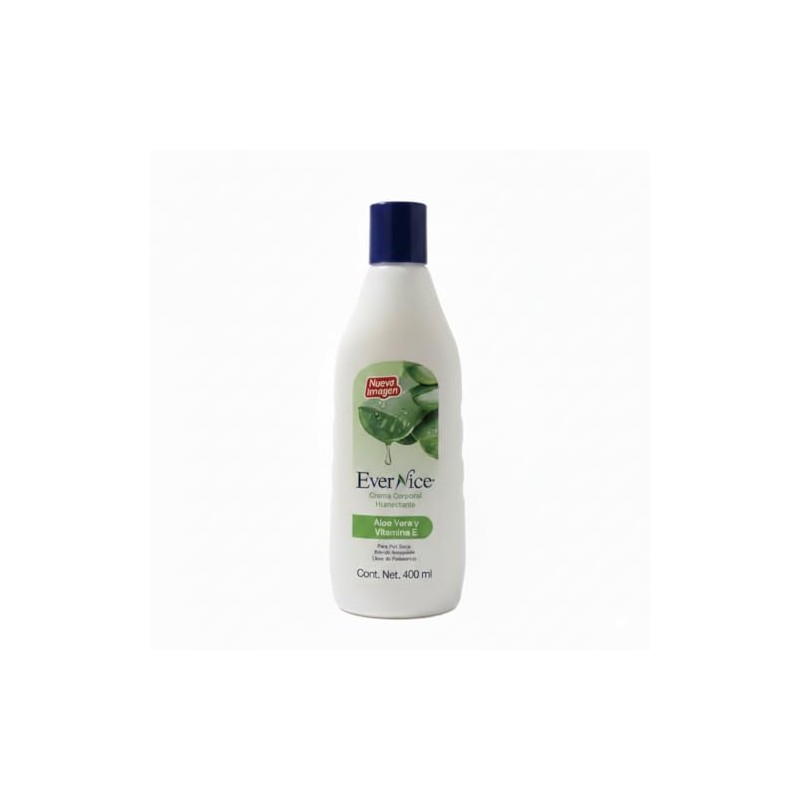 Crema Corporal Humectante Ever Nice con Aloe Vera y Vitamina
