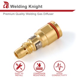Welding Knight MIG Welding Gas Diffuser D-M250 for Miller MDX Series Fits Miller MDX-250 MIG Gun (5-PK)