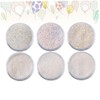 Baluue Fine Glitter Nail Art Powder White Glitter Dust for