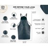 Full Grain Leather Apron Butcher DIY BBQ Cooking Blacksmith Barber