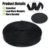 Nylon Webbing Strap, 3/8 Inch Heavy Duty Black Nylon Webbing
